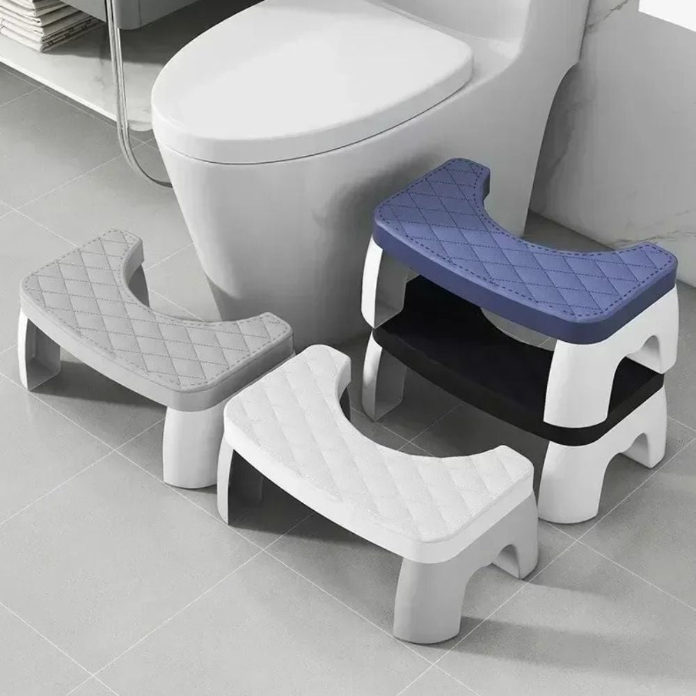 Compact Non-Slip Toilet Squat Stool for Improved Comfort and Stability