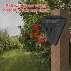 Solar-Powered Bird Repellent Device for Outdoor Use - Eco-Friendly Design