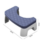 Compact Non-Slip Toilet Squat Stool for Improved Comfort and Stability