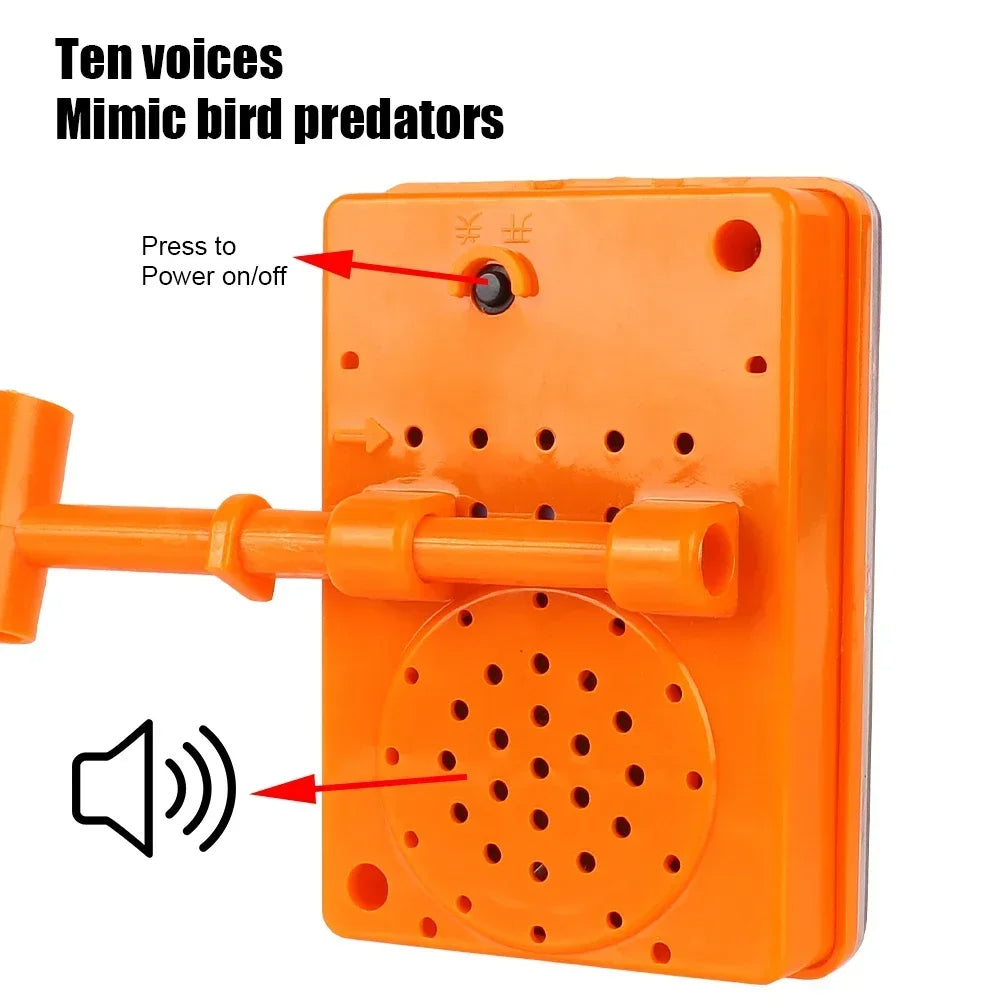 Solar Powered 360-Degree Reflective Bird Repeller for Outdoor Use