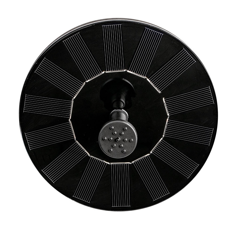 Solar-Powered Floating Fountain Pump for Garden Water Decor