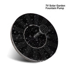 Solar-Powered Floating Fountain Pump for Garden Water Decor