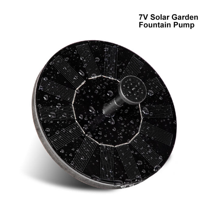 Solar-Powered Floating Fountain Pump for Garden Water Decor