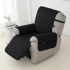 Waterproof Quilted Recliner Chair Slipcover for Home Furniture Protection