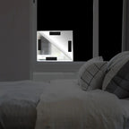 Blackout Window Shade - Adhesive Sun Blocking Cover - Black - Home Privacy