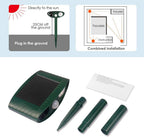 Ultrasonic Solar Rabbit Repeller with Flashing Light for Garden Protection