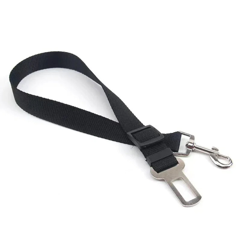 Adjustable Dog Seat Belt for Car Safety - Durable Nylon Design