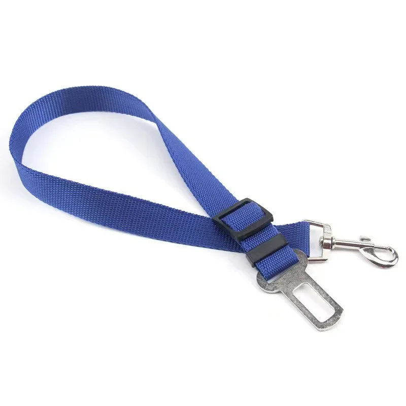 Adjustable Dog Seat Belt for Car Safety - Durable Nylon Design