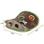 9-Hole Interactive Cat Toy with Tunnel Design for Engaging Playtime