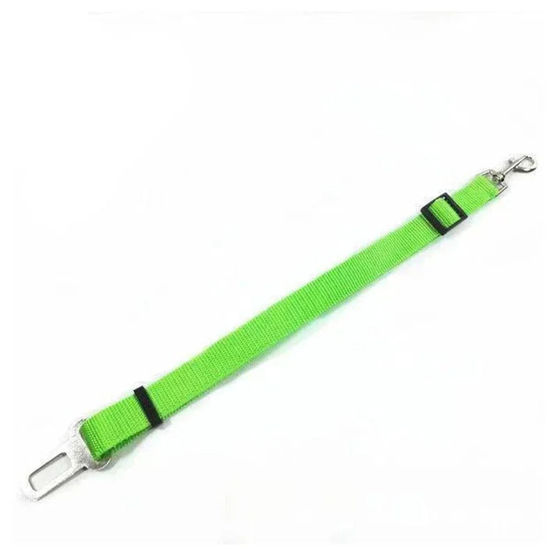 Adjustable Dog Seat Belt for Car Safety - Durable Nylon Design