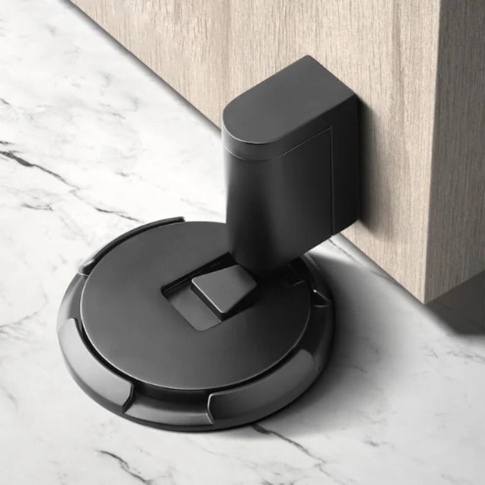 Adjustable Heavy Duty Door Stopper - Durable Rubber Design for Home Use
