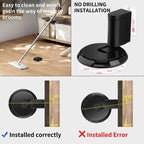 Adjustable Heavy Duty Door Stopper - Durable Rubber Design for Home Use