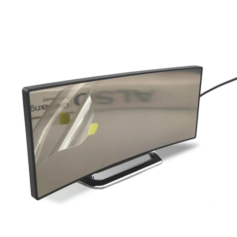 Curved LED Digital Clock - Modern Design for Home or Office Decor