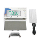 Curved LED Digital Clock - Modern Design for Home or Office Decor