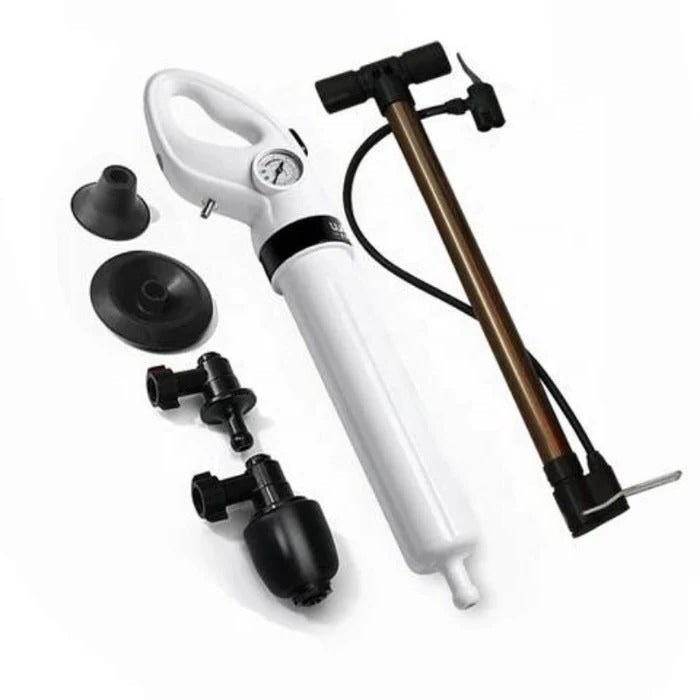 High-Pressure Toilet Plunger with Durable Rubber Grip for Effective Drain Cleaning