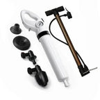 High-Pressure Toilet Plunger with Durable Rubber Grip for Effective Drain Cleaning