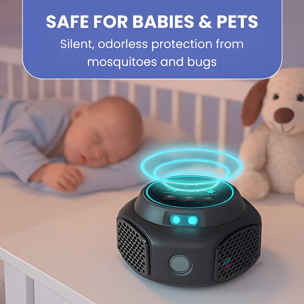 Ultrasonic Spider Repellent Device for Home and Outdoor Use