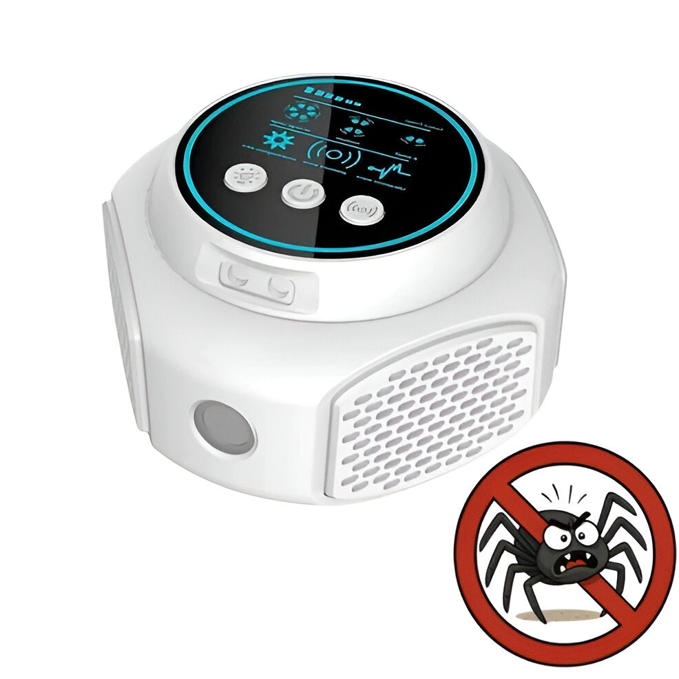 Ultrasonic Spider Repellent Device for Home and Outdoor Use
