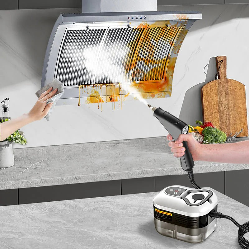 2500W High Pressure Steam Cleaner with Protective Gloves for Deep Cleaning