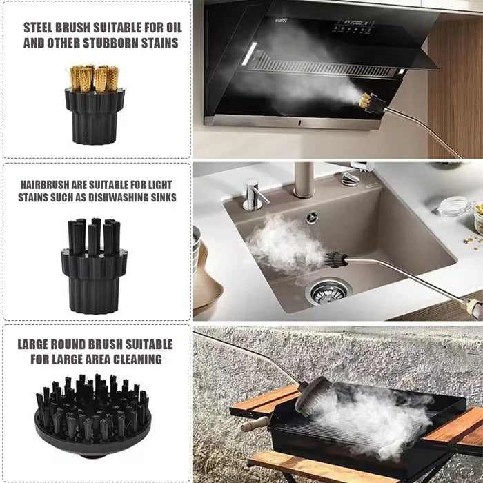 2500W High Pressure Steam Cleaner with Protective Gloves for Deep Cleaning