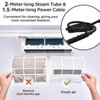 2500W High Pressure Steam Cleaner with Protective Gloves for Deep Cleaning