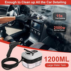 2500W High Pressure Steam Cleaner with Protective Gloves for Deep Cleaning
