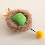 Interactive Rolling Dog Toy with Tail - Engaging Play for Pets