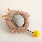 Interactive Rolling Dog Toy with Tail - Engaging Play for Pets