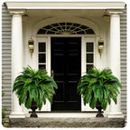 UV Resistant Artificial Boston Fern for Outdoor Decor - Lifelike Greenery