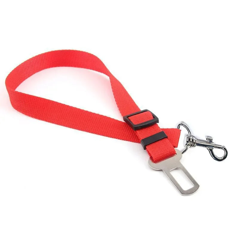 Adjustable Dog Seat Belt for Car Safety - Durable Nylon Design