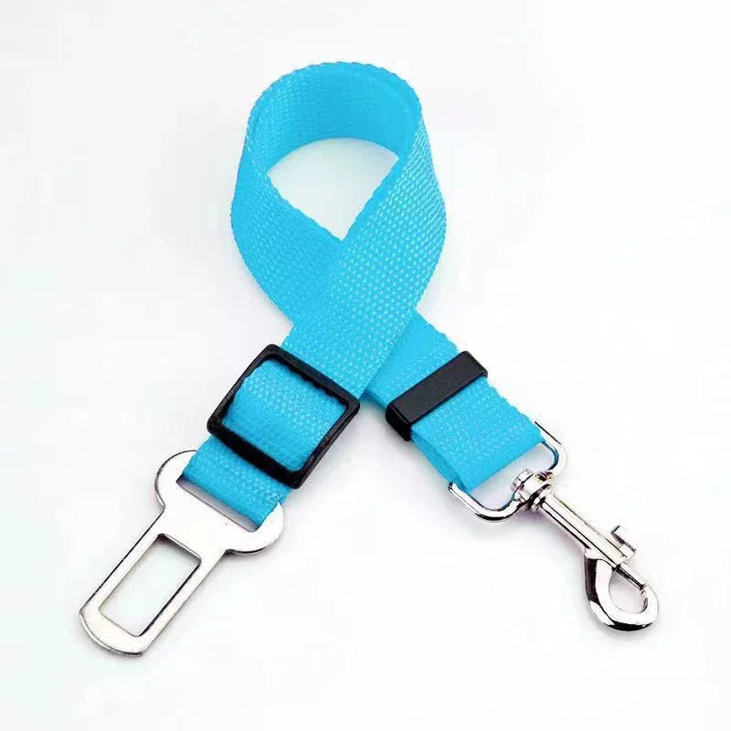 Adjustable Dog Seat Belt for Car Safety - Durable Nylon Design